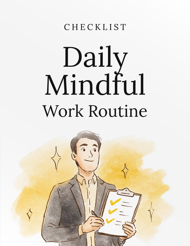 Daily Mindful Work Routine Checklist